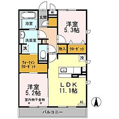 物件の間取り