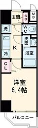 プレサンスみなと元町駅前 1Kの間取図画像