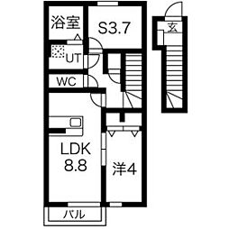 間取図画像 1SLDK