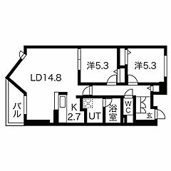 物件の間取り