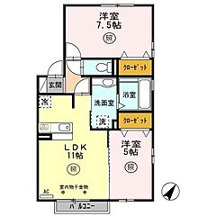 物件の間取り
