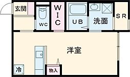 FP・I 0105 1階ワンルームの間取り