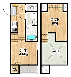 MODERN PALAZZO 大村litmus 1階1SKの間取り