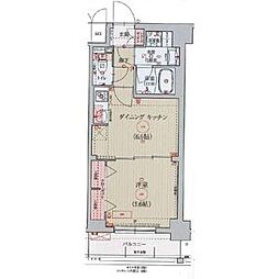 ベラジオ雅び京都西院 1DKの間取図画像