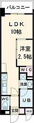コンダクトレジデンス城野 1LDKの間取図画像