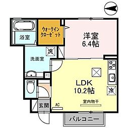 ジョイカルチュラ 1LDKの間取図画像