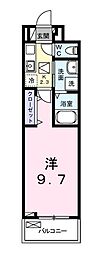 エポック 1Kの間取図画像