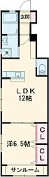 間取図画像 1LDK