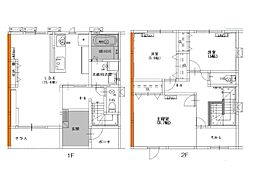 メゾンクレスト多治米II 1階3LDKの間取り