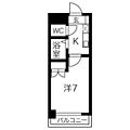 レジデンス中島3階4.4万円