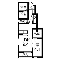 間取図画像 1LDK