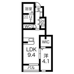 間取図画像 1LDK