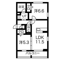 物件の間取り