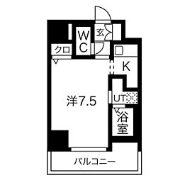 ＭＪＣ神戸ブレイヴ 9階1Kの間取り