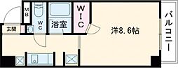 フクダ不動産新大宮マンション 1Kの間取図画像