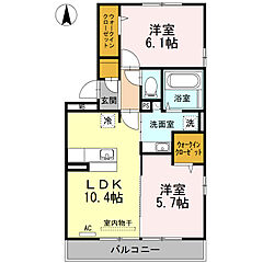 物件の間取り