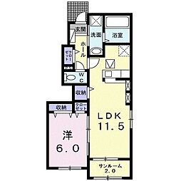 間取図画像 1LDK