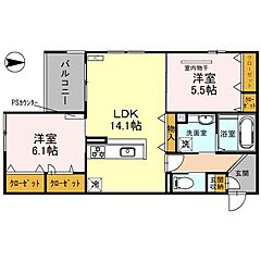物件の間取り