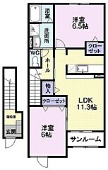 物件の間取り