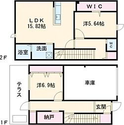 ピオネロあびら 2SLDKの間取図画像