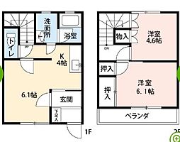 東真コーポ 1階3Kの間取り