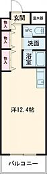 Nビレッジ ワンルームの間取図画像