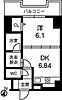 イ・メゾン麹屋4階6.4万円