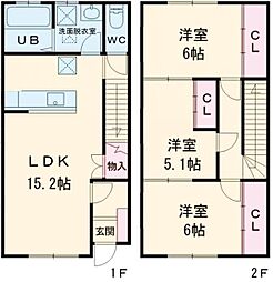 すまいる43 1階3LDKの間取り