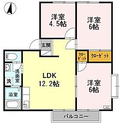 間取図画像 3LDK