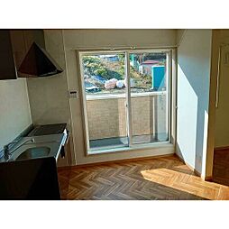 メリディアン国見壱番館 205 2階ワンルームのリビング/ダイニング