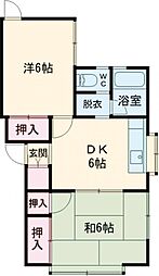 間取図画像 2DK