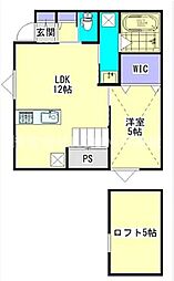 BETULLAB 1LDKの間取図画像