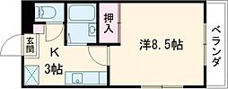 間取図画像 1K