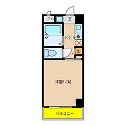 プレミール・メゾン 1Kの間取図画像