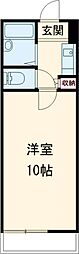 シティーライフ出丸 1Kの間取図画像