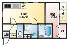 物件の間取り