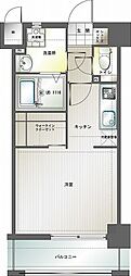 エンクレスト博多3 1Kの間取図画像
