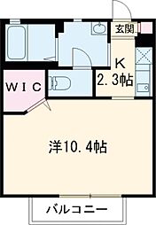 間取図画像 1K