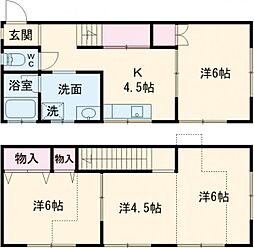 エステート福生 1階4SKの間取り
