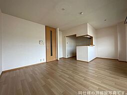 サンクコール朝和　A棟 201 2階1LDKのリビング/ダイニング