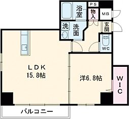 ALSOLERENPEICHO 1LDKの間取図画像