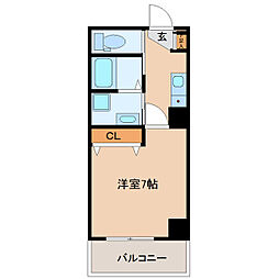 ＬＵＮＡ長町駅前 10階1Kの間取り