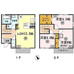 ハイマート 1階3LDKの間取り