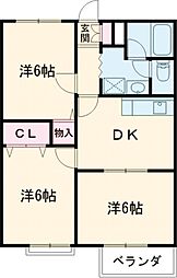 間取図画像 3DK