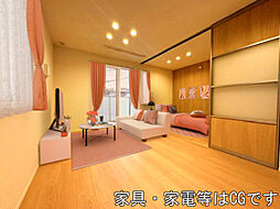 baffi di gatto(バッフィ ディ ガット) 202 2階1LDKのリビング/ダイニング