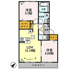 物件の間取り