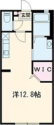 リバプールJ ワンルームの間取図画像