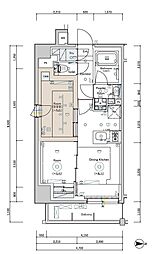 SYFORME TAKADANOBABAII 3階2DKの間取り