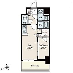S-RESIDENCE四日市安島aloggio12月契約限定キャンペーン実施中 3階1DKの間取り
