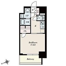 S-RESIDENCE四日市安島aloggio12月契約限定キャンペーン実施中 5階1Kの間取り